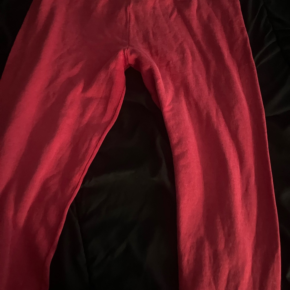 Vibrant Red Stretch Leggings